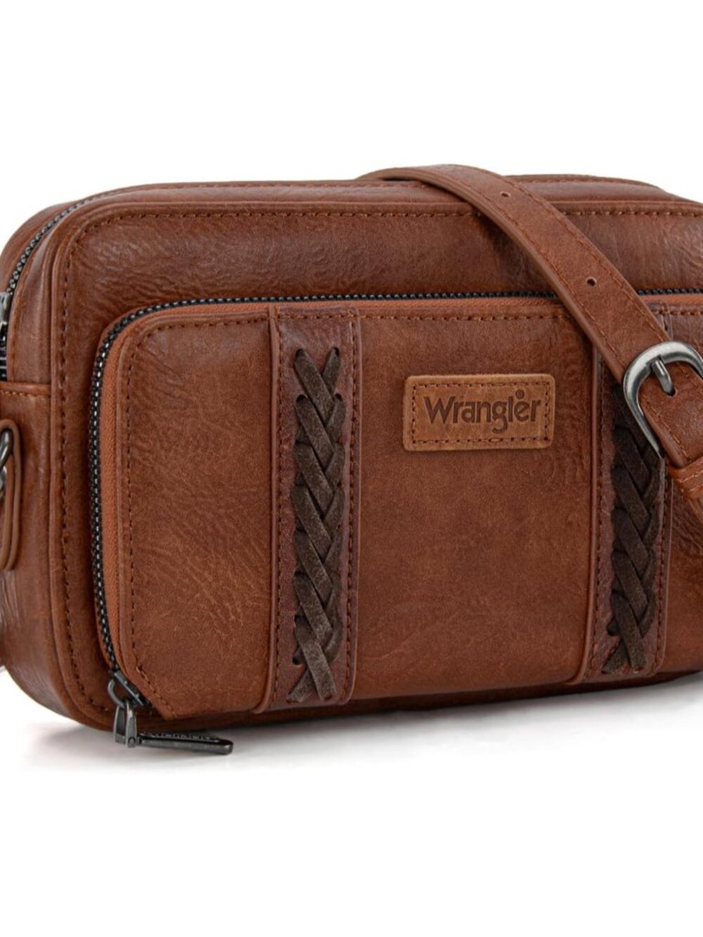 Wrangler Crossbody Bag for Women Shoulder Purse Small Multi Pocket Crossover Bag